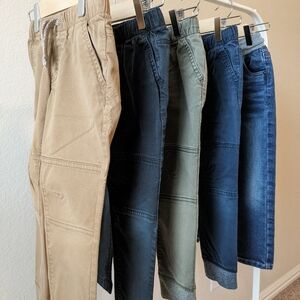 5PCS Cat&Jack Toddler Boys' Pull-On Pants Sz 4T